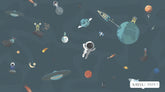 Space Wallpaper - Dark Green (Xavia 3929-1J)